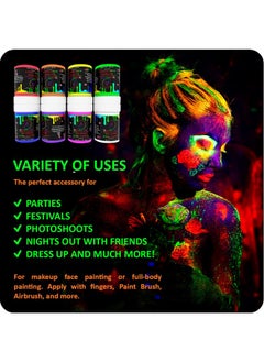 Neon Body And Face Paint Glowing In The Dark Phosphorus And Blacklight Reactive Under Uv Flashlight 8 Non Toxic Fluorescent - pzsku/ZAB9741273AE96A9EAB81Z/45/_/1694503778/a34243dd-bfd5-47aa-91af-5efb3f72ab73