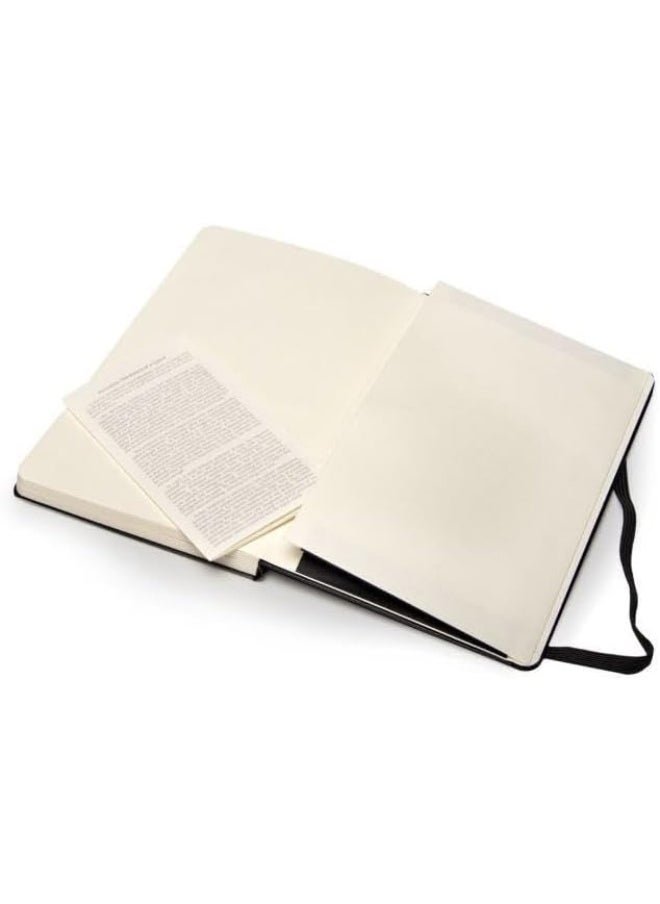 Moleskine 13 x 21 cm Art Collection Music Notebook with Hard Cover and Elastic Closure, Paper Suitable for Pens, Pencils and Fountain Pens - Black  - Image 4