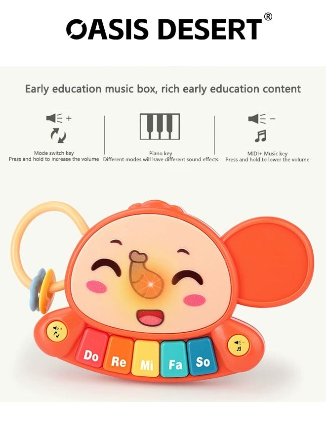 صحراء الواحة 2 في 1 مشاية متعددة الوظائف جالسة عمودية التعليم المبكر مركز نشاط الأطفال التعلم المشاية المتنقلة لعبة تعلم الموسيقى اللعب - Image 4