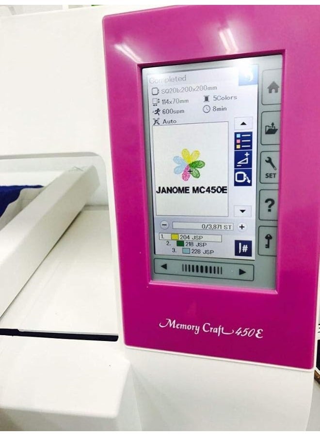 Janome MC450E embroidery sewing machine - Image 2