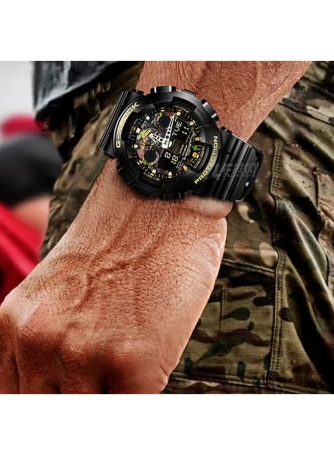 Casio G-Shock Men's Watch - Quartz Sport Analog-Digital - GA-100 - Image 5