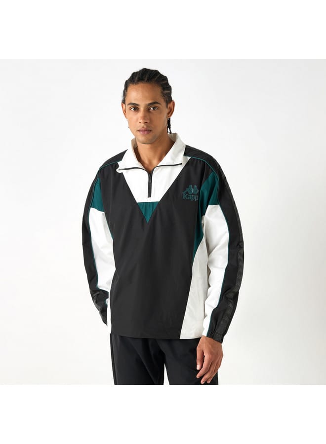 Kappa Kappa Colourblock Zip Through Jacket with Long Sleeves  - Image 1