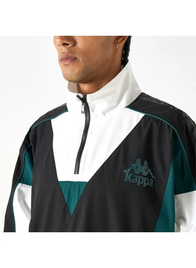 Kappa Kappa Colourblock Zip Through Jacket with Long Sleeves