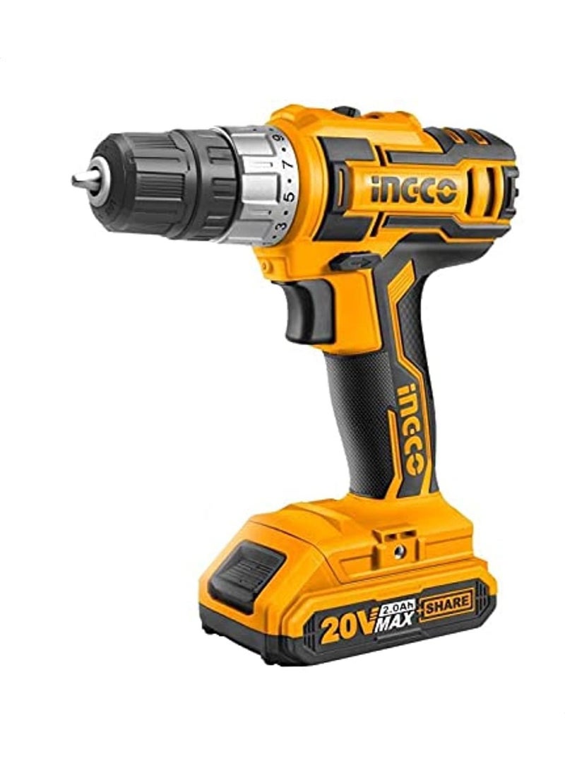 INGCO Lithium-Ion Cordless Drill 20 Volt CDLI20024