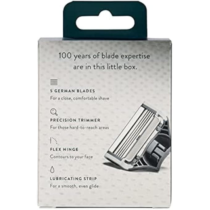 هاري شفرات الحلاقة هاريس 1 عبوة من 4 في حقيبة سفر مفصلية متينة صديقة للمياه - Image 2