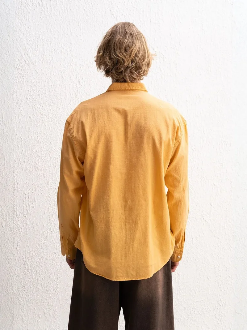 Giesto GIESTO Cotton Oversized Button-Up Shirt