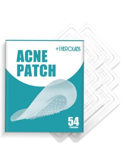 +1HEROLABS +1HEROLABS Microdart Acne Patch (54 Patches), Hydrocolloid Pimple Patches, Zit Patches, Pimple Patches for Face Salicylic Acid, Blemish Patches for Early Stage Deep Pimples (54 Count (Pack of 1))  - Image 1