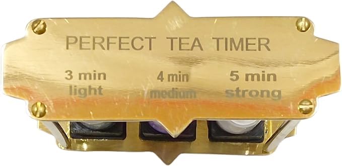 Nautical colred Tea Timer 345 Minute Sand Brass Frame Hourglass Timer Small Sand Timer Decoration Mini Tea Sand Watch for Home Desk Office Decor - Image 4