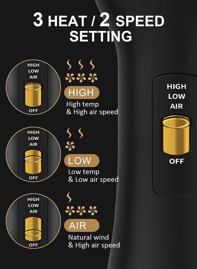 LANDOT Hair Blow Dryer Brush and Volumizer, One-Step Hot Air Brush for Drying, Straightening, Volumizing - Image 2
