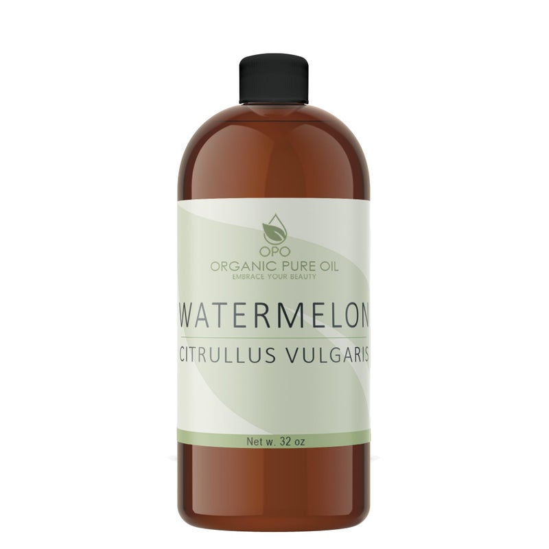 OPO Watermelon Seed Oil - 32 oz - 100% Pure, Unrefined, All Natural, Non GMO, Bulk, Organically Sourced, Vegan, Carrier Oil for Face Scalp Hair Skin Nails Body Feet Arms Legs Dry Skin Moisturizer - OPO - Image 2