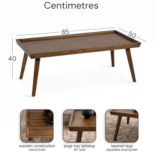 carpentray Solid Sheesham Wooden Tables Coffee Table Solid Wood Tatami Coffee Table (85 * 50 * 40* Cm) - Image 3
