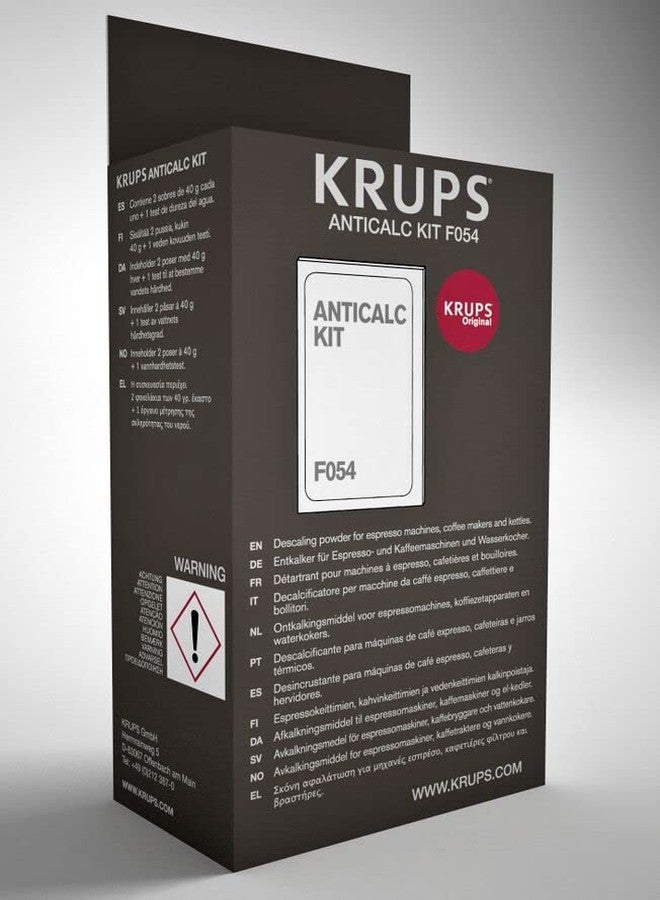 كروبس مسحوق إزالة الترسبات KRUPS F054 للغلايات وآلات صنع القهوة والإسبريسو الأوتوماتيكية بالكامل EA8442 وEA8250 - Image 3