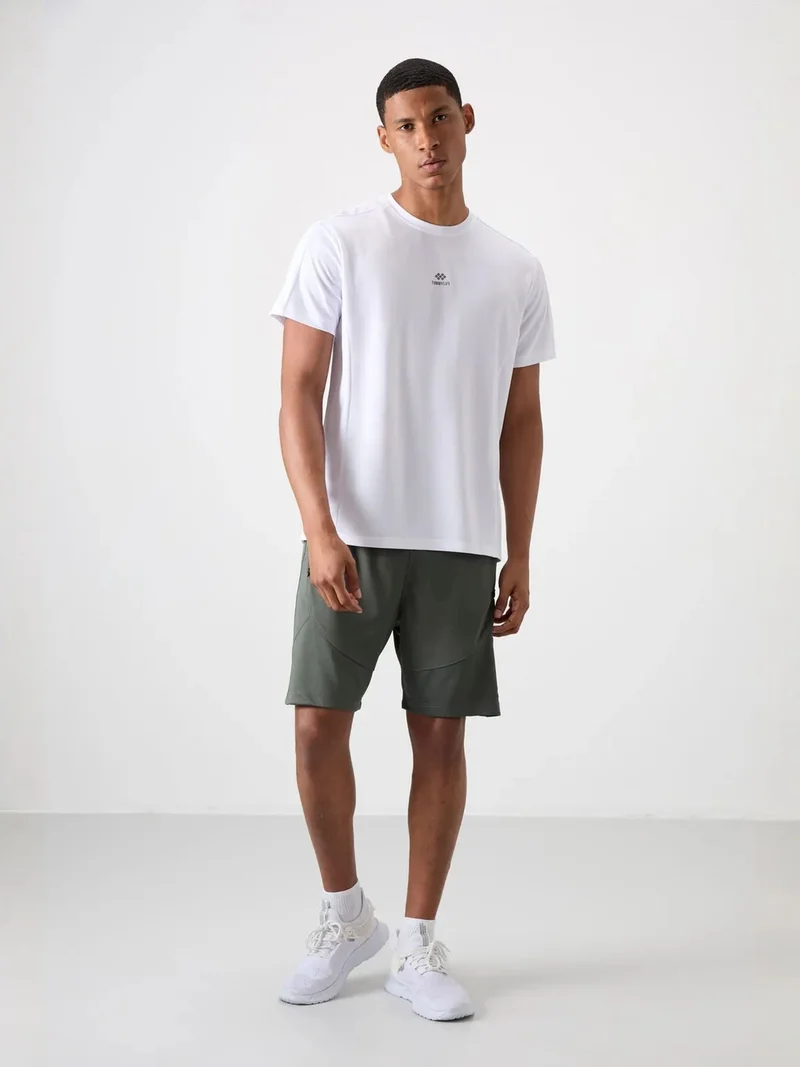 تومي لايف TOMMY Men's Solid Crew Neck Short Sleeve T-Shirt