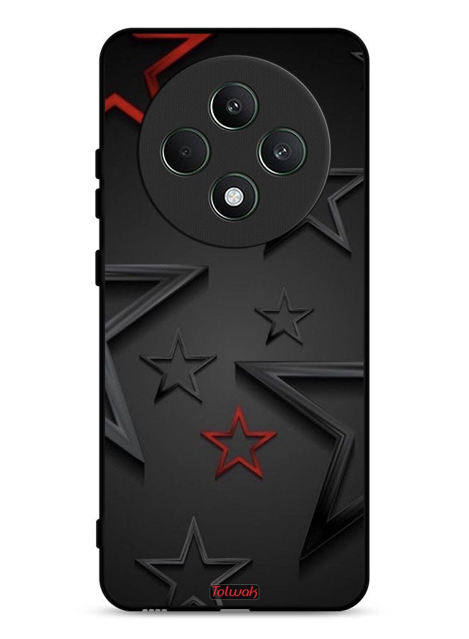 Tolwak Oppo Reno12 F 5G Protective Case Cover Stars Pattern - Image 1