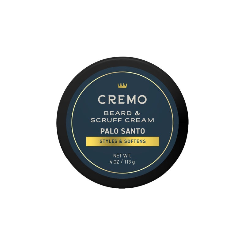 Cremo Beard & Scruff Cream, Palo Santo (Reserve Collection), 4 oz - Soothe Beard Itch, Condition and Offer Light-Hold Styling for Stubble and Scruff (Product Packaging May Vary) - Image 1