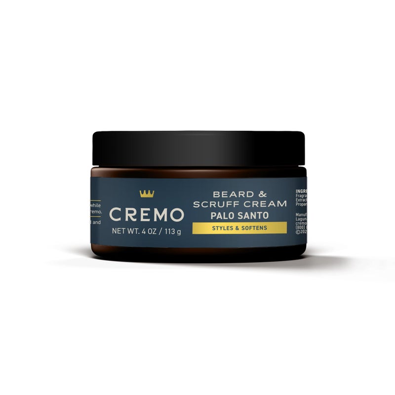 Cremo Beard & Scruff Cream, Palo Santo (Reserve Collection), 4 oz - Soothe Beard Itch, Condition and Offer Light-Hold Styling for Stubble and Scruff (Product Packaging May Vary) - Image 4