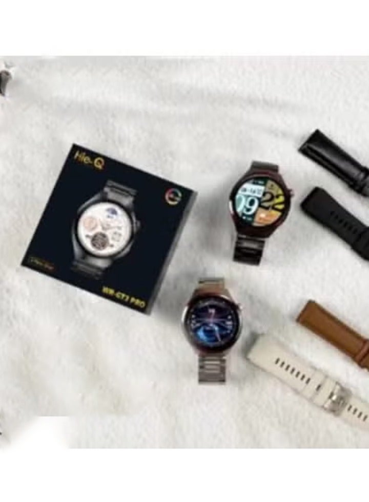 Hie-Q "HIE-Q WR-GT3 Pro Smartwatch – Advanced Fitness Tracking, Heart Rate & Oxygen Monitoring, IP68 Waterproof, Sleep Analysis, AMOLED Display, Multi-Sport Modes, Smart Notifications – Compatible with iOS & Android, Unisex Design" - Image 3