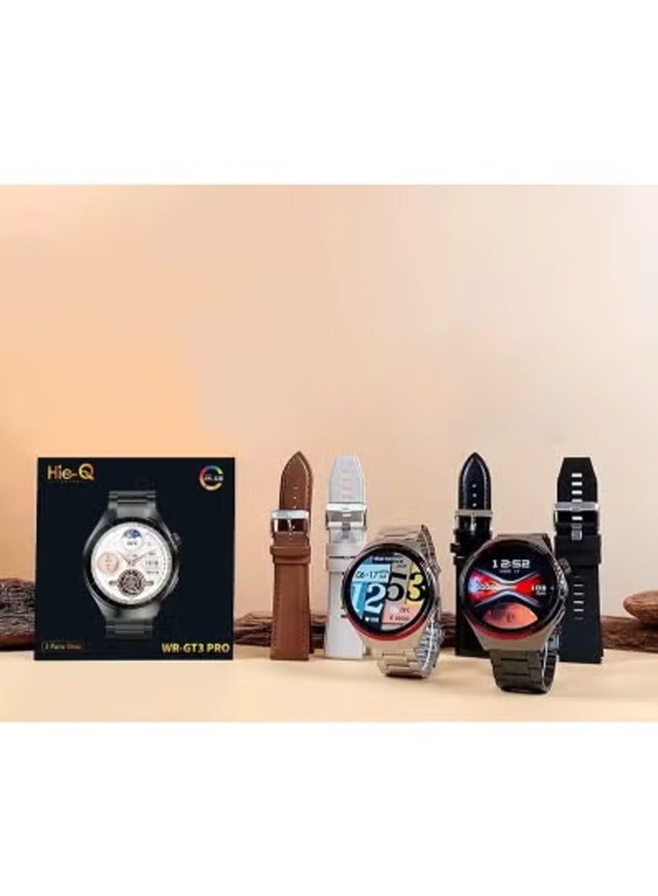 Hie-Q "HIE-Q WR-GT3 Pro Smartwatch – Advanced Fitness Tracking, Heart Rate & Oxygen Monitoring, IP68 Waterproof, Sleep Analysis, AMOLED Display, Multi-Sport Modes, Smart Notifications – Compatible with iOS & Android, Unisex Design" - Image 4