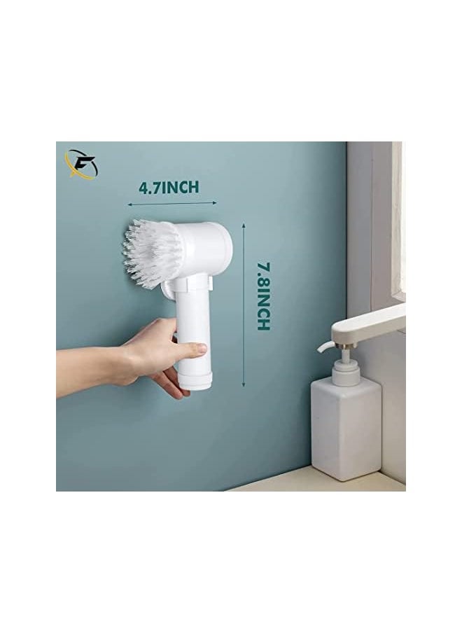 Urban Living Style Living Style Electric Spin Scrubber Rechargeable Cleaning Tools,Grout Brush, Electric Cleaning Brush with 3 Brush Heads, Electric Scrubber Suitable for Bathroom Wall Tiles Floor Bathtub Kitchen  - Image 4