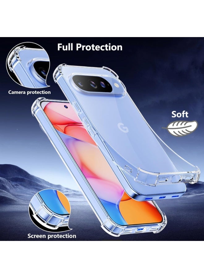 موز Back Cover for Google Pixel 10/10 ProTransparent Mobile Back Case Shock Proof Design Camera Edges Protection Crystal Clear Phone Case Silicon Soft (Google Pixel 10/10 Pro) - Image 5
