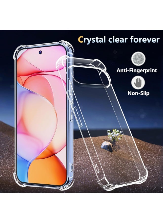 موز Back Cover for Google Pixel 10/10 ProTransparent Mobile Back Case Shock Proof Design Camera Edges Protection Crystal Clear Phone Case Silicon Soft (Google Pixel 10/10 Pro) - Image 3