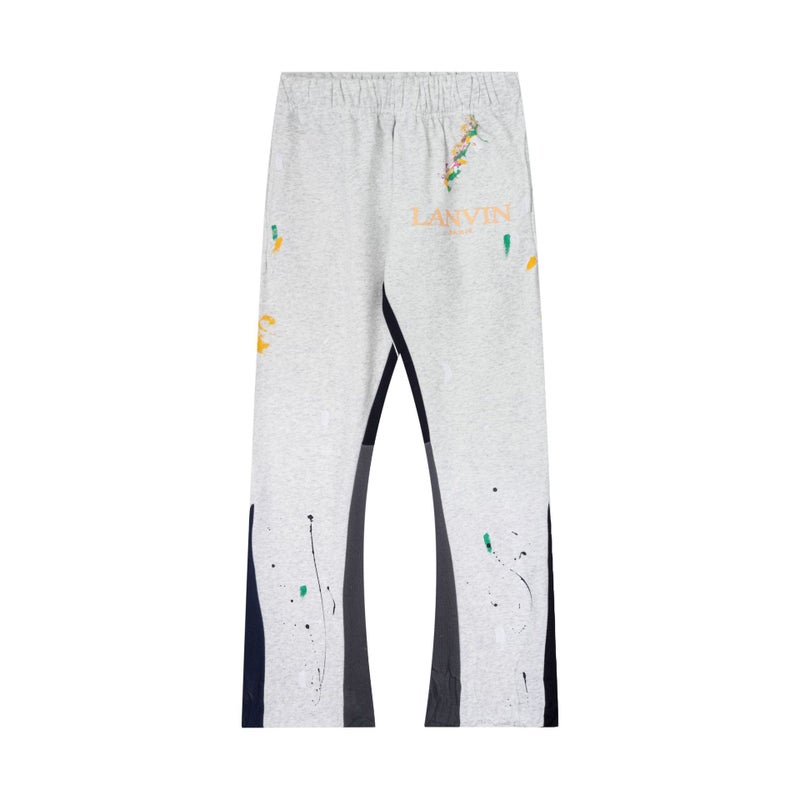 Correct Version Of G D Classic Hand-Painted Splash Ink Graffiti Print Splicing Casual Loose Sweatpants Men'S Casual Pants Women - Image 1