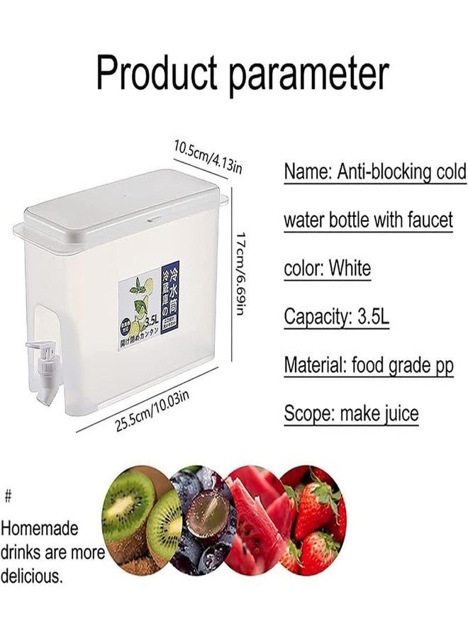 Drumstone 𝐃𝐫𝐮𝐦𝐬𝐭𝐨𝐧𝐞 Cold Drink Dispenser with 𝟏𝟎-𝐘𝐞𝐚𝐫 𝐖𝐚𝐫𝐫𝐚𝐧𝐭𝐲 | Fridge-Friendly Kettle with Tap | Easy-Pour Juice & Water Jug | Durable, BPA-Free, Ideal for Home, Outdoor - Image 5