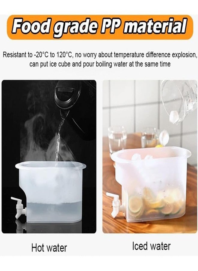 Drumstone 𝐃𝐫𝐮𝐦𝐬𝐭𝐨𝐧𝐞 Cold Drink Dispenser with 𝟏𝟎-𝐘𝐞𝐚𝐫 𝐖𝐚𝐫𝐫𝐚𝐧𝐭𝐲 | Fridge-Friendly Kettle with Tap | Easy-Pour Juice & Water Jug | Durable, BPA-Free, Ideal for Home, Outdoor - Image 4