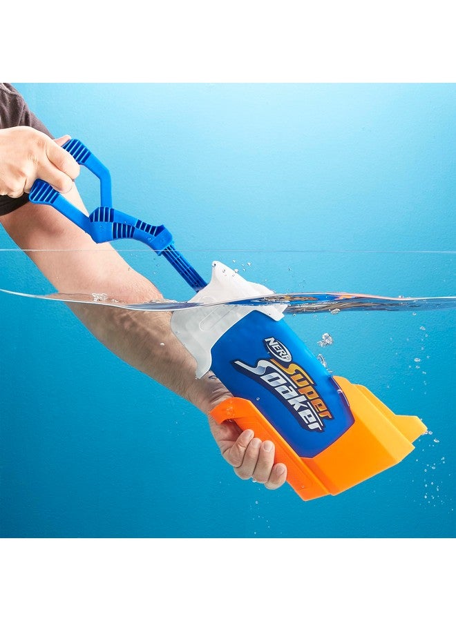 Super Soaker Nerf Rainstorm Water Blaster for Holi - Easy Fill and Blast - Large 650Ml Water Tank - for Drenching Water Blast Games On Holi Festival, Branded Toy Pichkari for Kids 6+ - Image 2