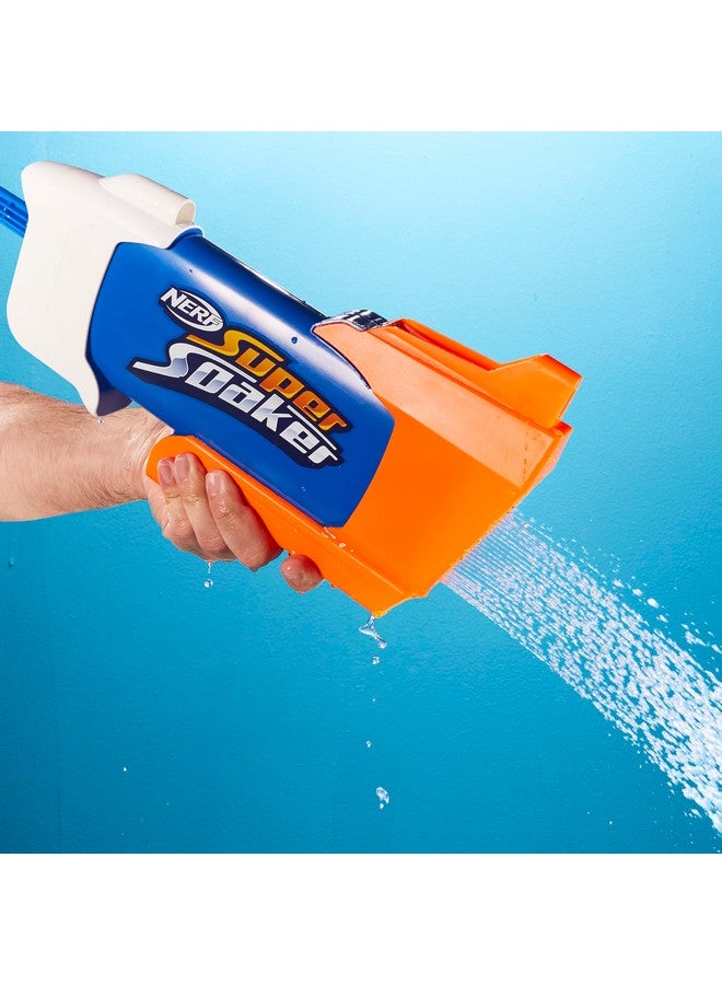 Super Soaker Nerf Rainstorm Water Blaster for Holi - Easy Fill and Blast - Large 650Ml Water Tank - for Drenching Water Blast Games On Holi Festival, Branded Toy Pichkari for Kids 6+ - Image 3