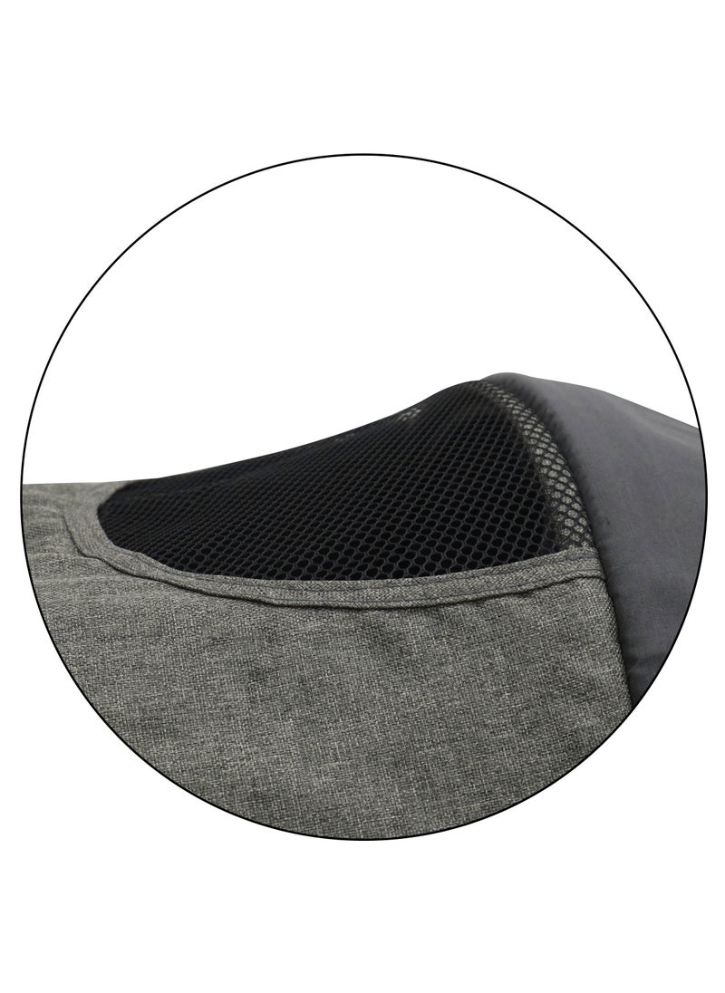 Bebesitos SmoothRide Reversible Stroller with Head Pillow - Grey  - Image 4