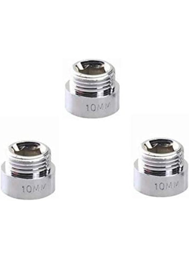 Royal Apex Chrome Extension Nipple Male To Female 1/2" British Standard Pipe (Bsp) Various Sizes For Extension Pipe That Allows To Extend Any Fitting In Height - Pack Of 3 (1/2X10Mm) - Image 1