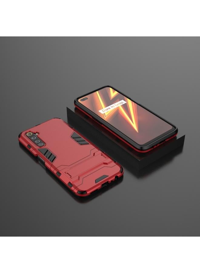 erorex Case For OPPO Realme 6 Pro Shockproof PC + TPU with Holder - Image 3