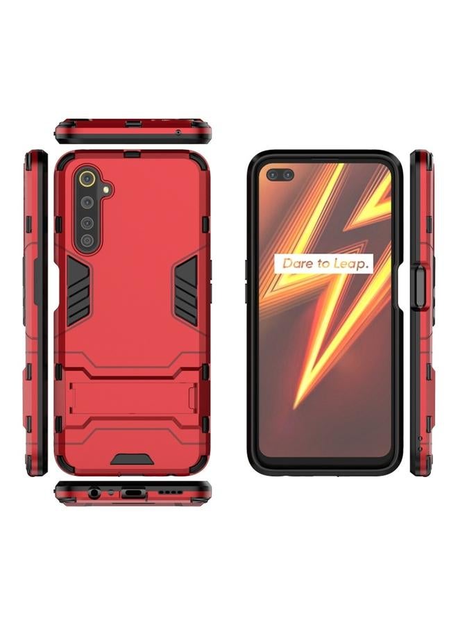 erorex Case For OPPO Realme 6 Pro Shockproof PC + TPU with Holder - Image 4