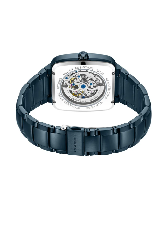 Kenneth Cole New York Kenneth Cole New York 40mm Automatic Men's SUB-CATEGORY with Blue Dial & Blue Stainless Steel Bracelet