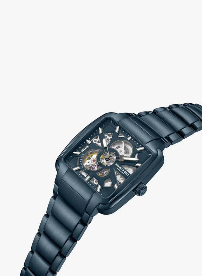 Kenneth Cole New York Kenneth Cole New York 40mm Automatic Men's SUB-CATEGORY with Blue Dial & Blue Stainless Steel Bracelet
