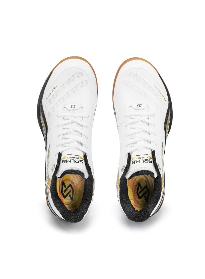 SOLM8 CS50 Lightweight Shoes for Best Suited for Pickleball and Indoor Court Sports | Badminton, Squash, Volleyball, Table Tennis with Non Marking Rubber Sole - Image 4