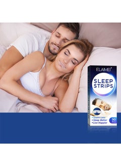Sleep Strips Advanced Gentle Mouth Tape for Nose Breathing, Nighttime Sleeping, Mouth Breathing, and Loud Snoring - Pack of 90