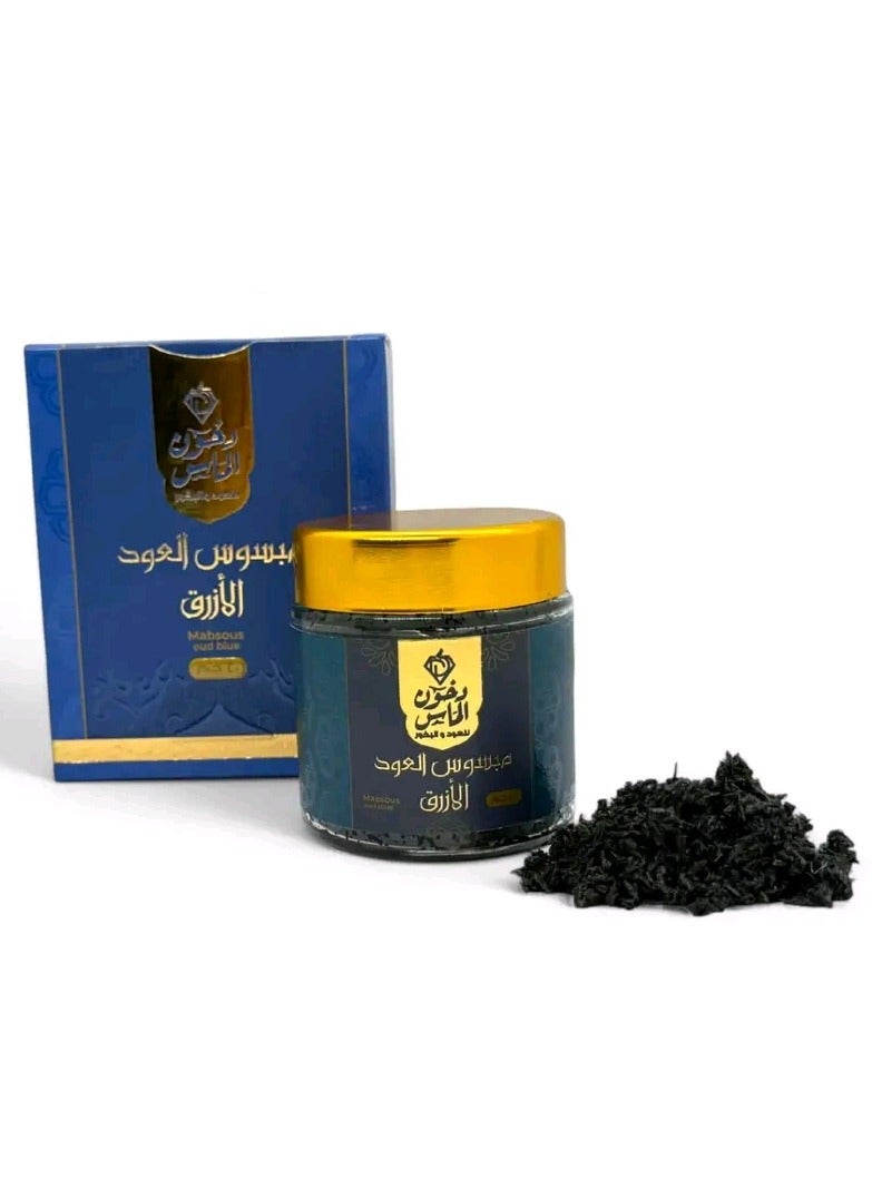 بخور مبسوس فاخر من انتاج دخون الماس - 40 جرام (العود الأزرق)