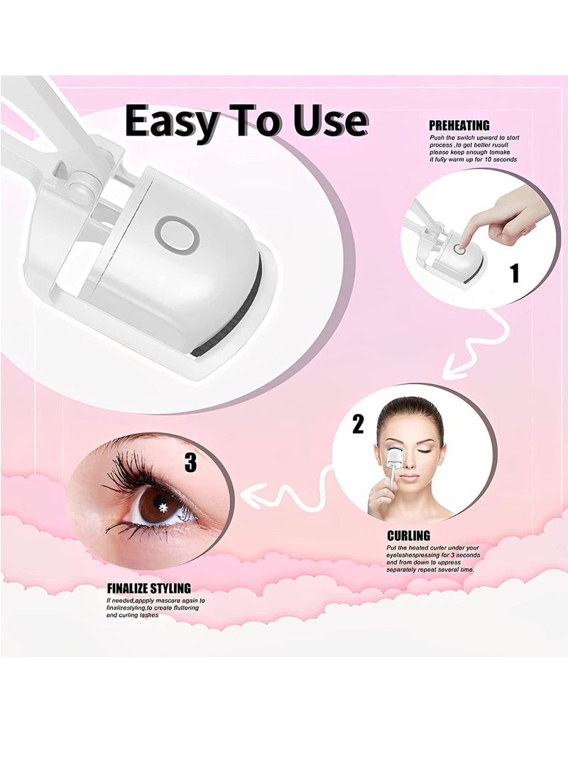 Generic - Electric Eyelash Curler Heated Eyelash Curler USB Rechargeable - Image 1