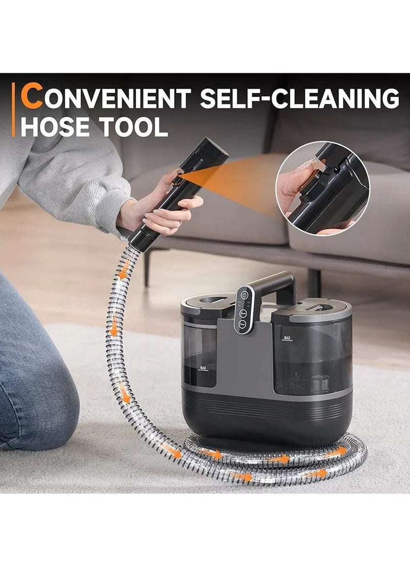 Generic - Carpet cleaning machine, portable fast heat upholstery stain cleaner, shampoo machine, 14kpa stain remover, deep cleaner for pets, stairs. - Image 1