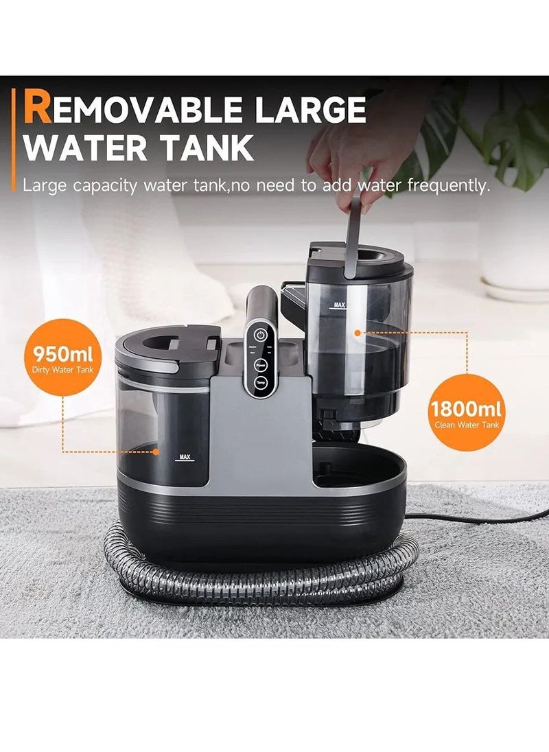 Generic - Carpet cleaning machine, portable fast heat upholstery stain cleaner, shampoo machine, 14kpa stain remover, deep cleaner for pets, stairs. - Image 1