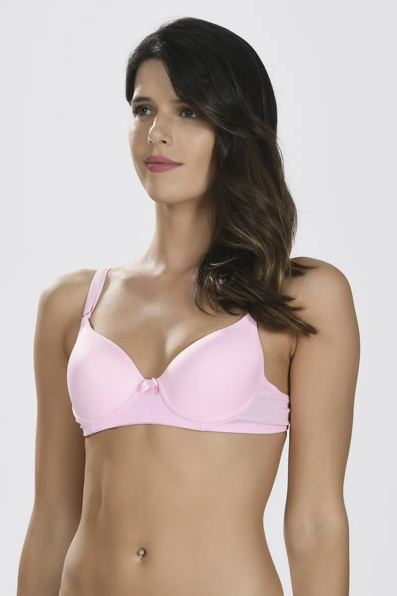 Sayda Pink Non-Padded Bra