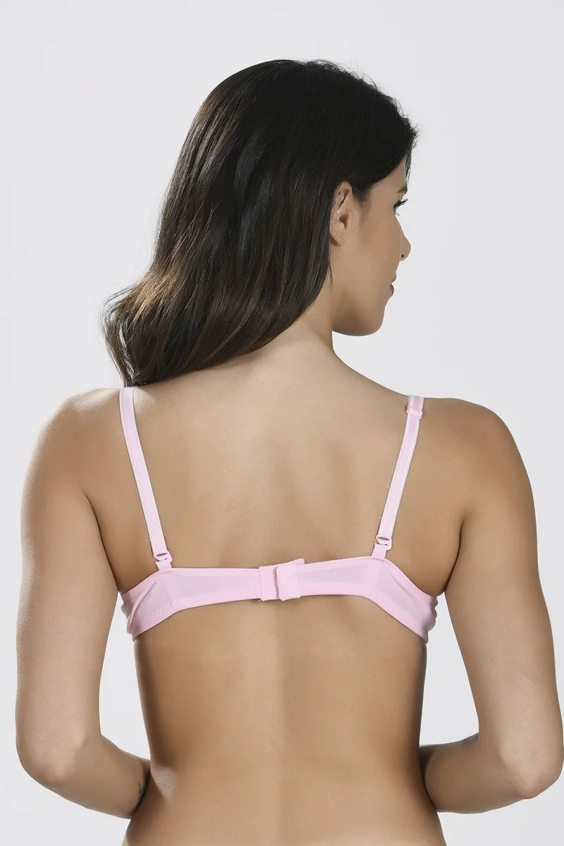 Sayda Pink Non-Padded Bra