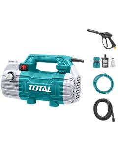 TOTAL Super Total Electric High-Pressure Washer 1500W - TGT11236 - 100Bar Pressure, 8m Metal Hose & Spray Gun Included| for Efficient Cleaning Cars, Home & Garden  - Image 1