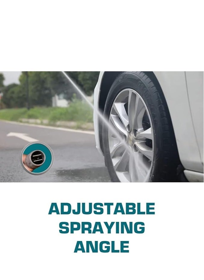 TOTAL Super Total Electric High-Pressure Washer 1500W - TGT11236 - 100Bar Pressure, 8m Metal Hose & Spray Gun Included| for Efficient Cleaning Cars, Home & Garden  - Image 5