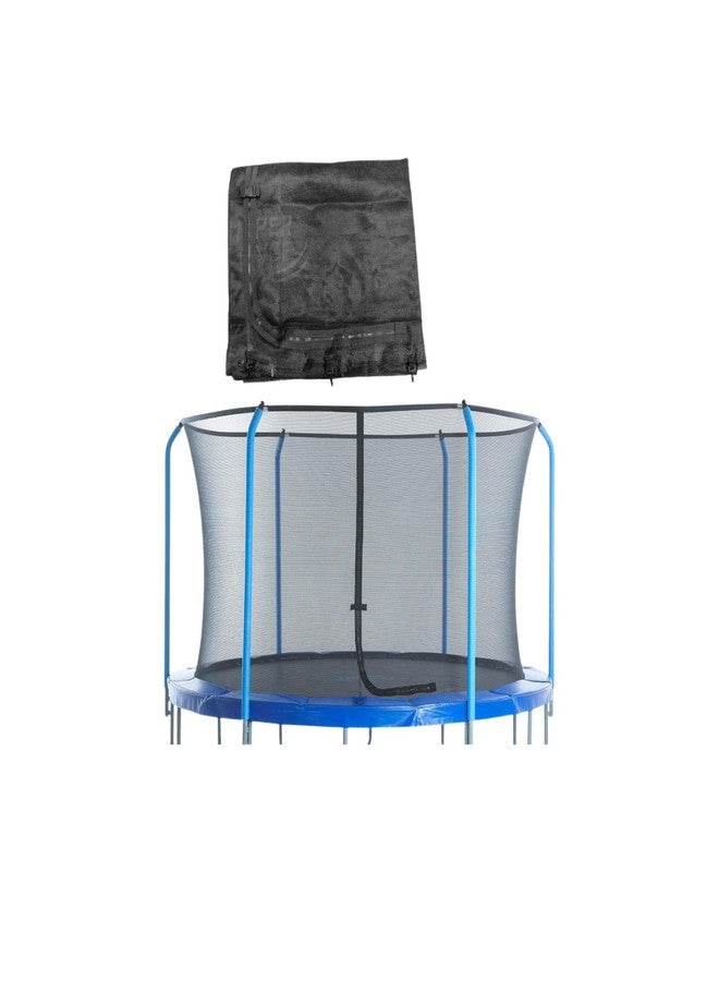Upper Bounce 14' Trampoline Enclosure Net for 14 Ft. Frame Using 6 Straight Poles or 3 Arch, Installs Inside of Frame - Image 1