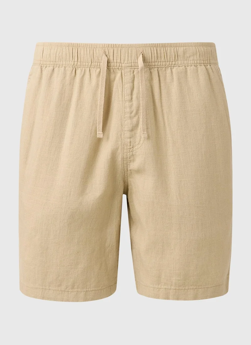 Matalan Stone Linen Drawcord Shorts