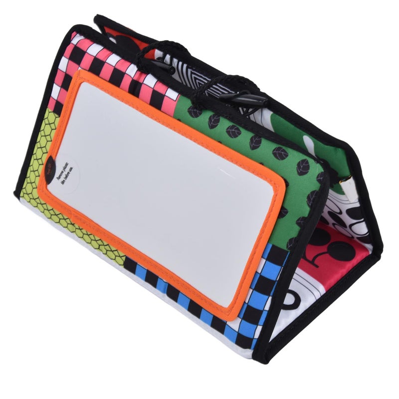 Fdit Foldable Black White Baby Mirror Toy For Fun Visual Awareness With Easy Storage Pendant Toy - Image 4