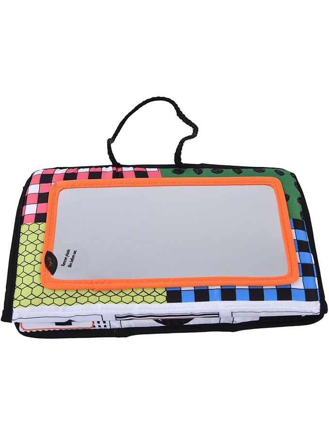 Fdit Foldable Black White Baby Mirror Toy For Fun Visual Awareness With Easy Storage Pendant Toy - Image 1